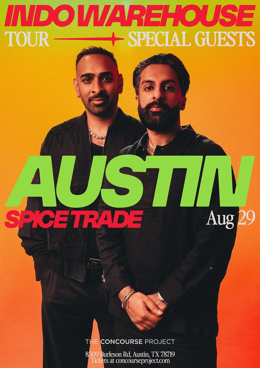 Indo Warehouse: Austin flyer